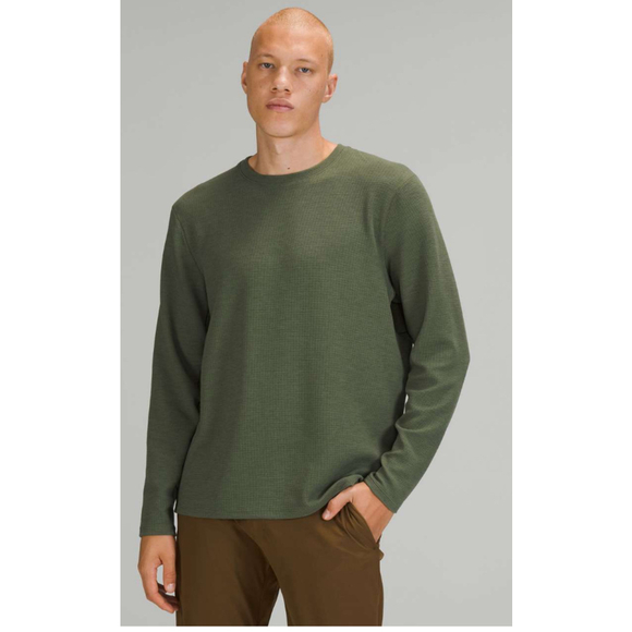 Lululemon Men’s Shift Stitch Long Sleeve Crew, Size Medium, EUC - Picture 1 of 6
